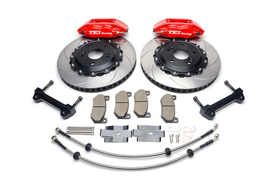 Cuatro pistón BBK para el freno grande Kit With Drilled/discos ranurados/perforados y ranurados del ST ST180 de Ford Fiesta