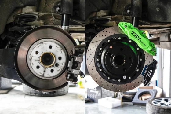 Rotor del disco del funcionamiento del calibrador de Front Rear Forged Caliper E-BRAKE para BMW X1 2016-2021 18/19&quot; rueda