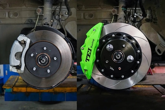 Rotor forjado del equipo los 355x28MM del freno del pistón del frente 4 del calibrador para BMW MINI COOPER F54 F55 F56 F55 F57 F60 2010-2019 18&quot; rueda