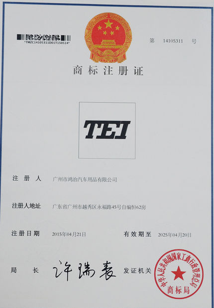 China Guangzhou Xiebin Import&amp;Export Co., Ltd. certificaciones